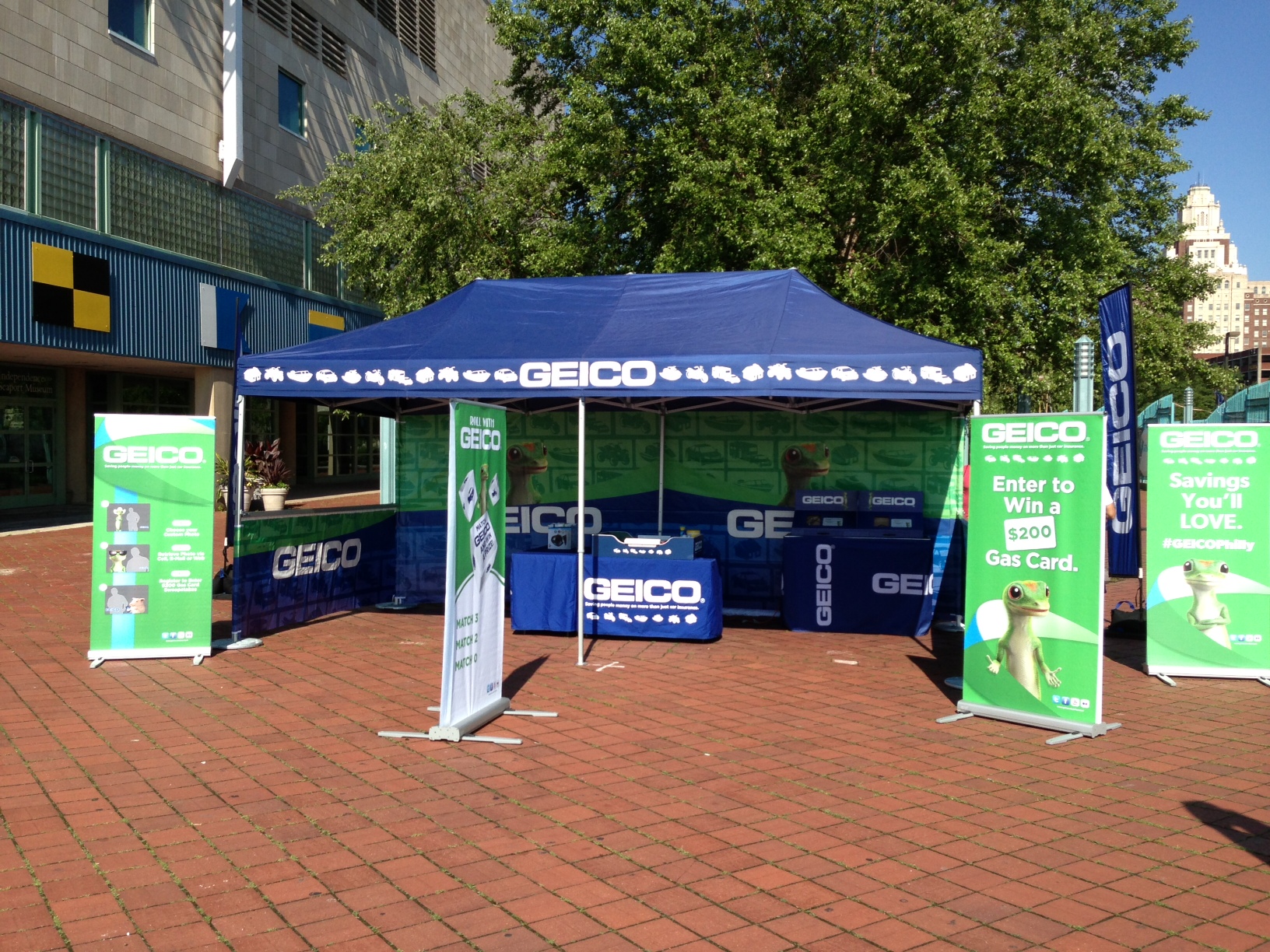 GEICO on Walnut Plaza at Penn's Landing